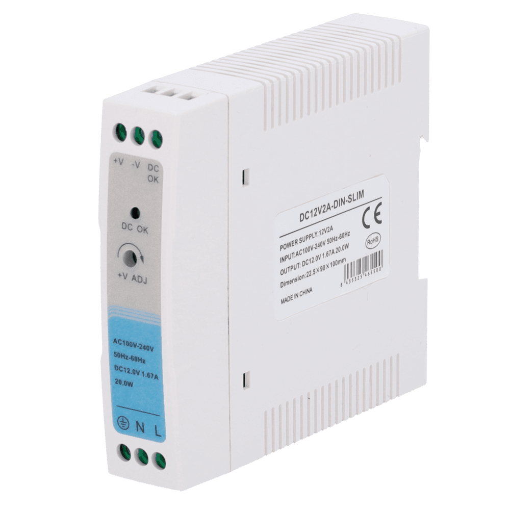 DC12V2A-DIN-SLIM