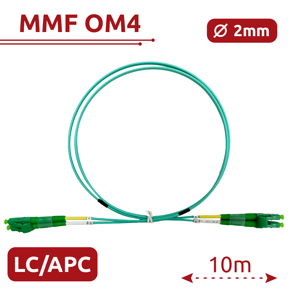 SF-LC-APC-LC-APC-OM4-DX-10M-A