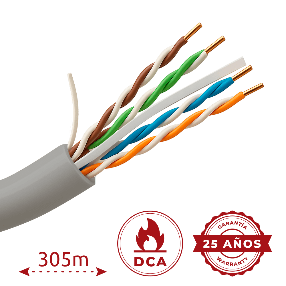 UV-UTP6-300-BC24AWG-DCA-B-W